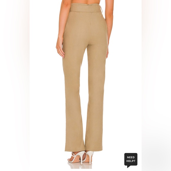 MAJORELLE Ameera Pant in Taupe Green - Picture 4 of 9